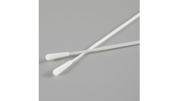 Medical flocking throat swab