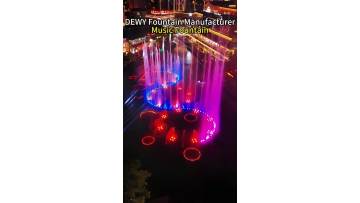Large-scale musical and dance fountain