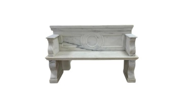 European Style Marble Garden Bench