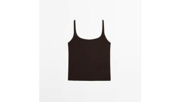 Women's flowing knitted camisole top