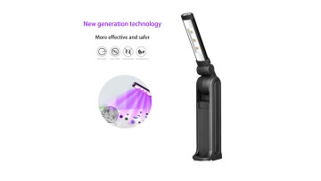 New safer sterilizer lamp Rechargeable ultraviolet lamps magnetic base 265-285nm uv disinfection lamp1