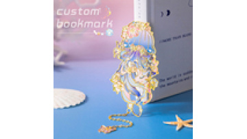 High Quality Custom Printing Metal Bookmarks With Logo Die Casting Gold Plated Blank Etched Brass Stainless Steel Bookmark1