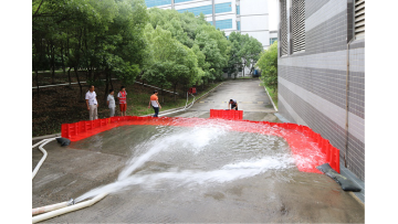water control for slope garage