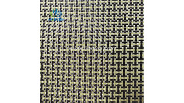 I shape carbon hybrid fiber fabric