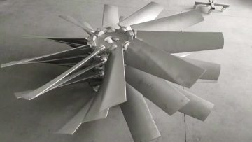 9W ALUMINUM fan impeller 