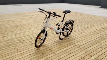 Electric City Bike LC Mini White