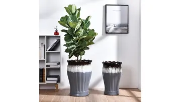 Modern Ceramic Flower Pots Indoor Plant Pot Outdoor Decoration Garden Planter Flowerpot1