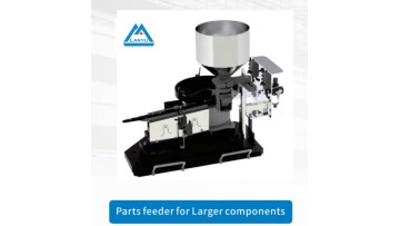 Parts feeder for six-sided optical inspection machine