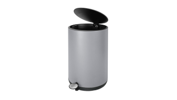 retro round pedal bin