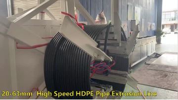 20-63mm coil PE pipe making machine 