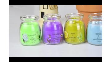 Wholesale Pudding Bottle Jar Candle Gift Set