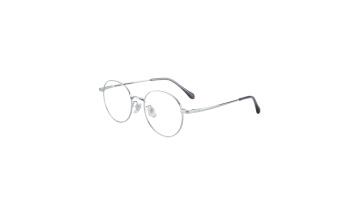 Men Women Silver Optical Eyeglasses Round Soft Metal Frame Eyewear1