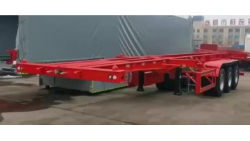 3 Axles 40Ft Skeleton Container Trailer
