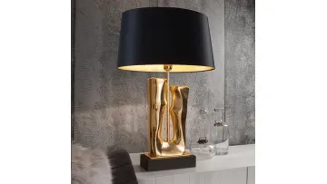 Light Luxury Minimalist Desk Lamp, Creative Art Bedroom Resin Lighting Fixture1