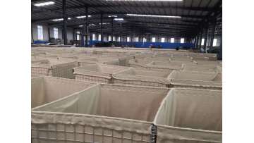 Defensive Bastion Barrier Gabion Wire Mesh Box