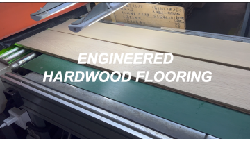 Engineered wood flooring
