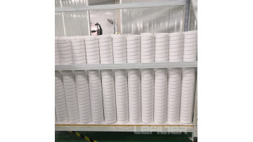 Skeleton welding process of high flow filter element
