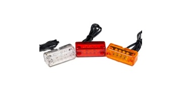 High-brightness LED light bar waterproof brake light motorcycle driving reversing brake turn signal light