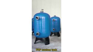 FRP water tank with top loading and unloading port