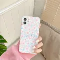 Fresh Flowers Painting Phone For iphone 12 mini 11 Pro Max 7 8 plus X XR XS Max SE 2020 Cute Back Cover Fashion Silicone Cases