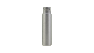 50 mL Silver Screw Aluminum  Bottle with 20/410 Neck