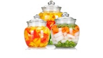 650ml High quality sealed glass storage tank Kitchen food storage glass bottle with lid1