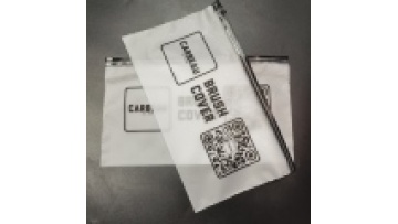 Recycled ziplock poly plastic bags for with Custom Logo1