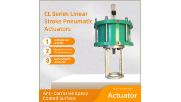 CL Carbon Steel Linear Actuator Real Operation: Industrial Pneumatic Drive