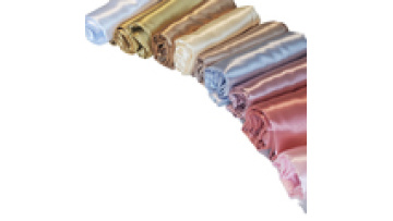 Factory Champagne Ivory Gold Satin Fabrics Lightweight Satin And Silk Upholstery Fabrics1