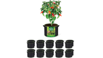 5-Pack 5 Gallon Grow Bags Heavy Duty Container Thickened Nonwoven Fabric Plant Pots with Handles1
