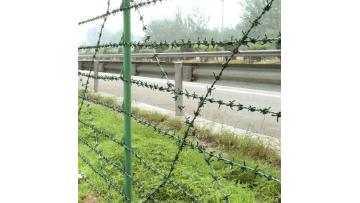 Barbed wire mesh