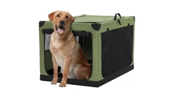 Collapsible Portable Amazon Hot Selling Soft Sided Dog Crate with Strong Steel Frame1