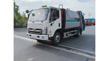 Low-Noise Operation Foton 4X2 7cbm Quiet Compaction Refuse Truck1