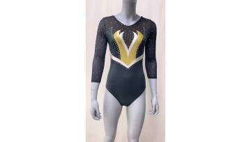 rhinestones gymnastic leotards