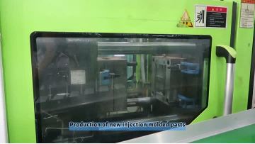 Production of new injection molded parts