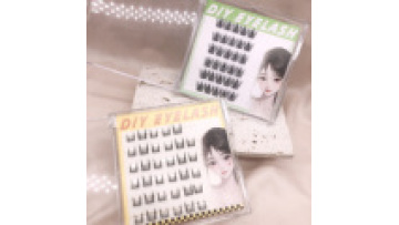 DIY Self Adhesive Eyelash Extensions: Mix Length, Reusable, Individual Pre-glued Lashes1
