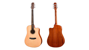 41 inch solid acoustic guitar