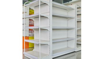 Double-side riser racks for pharmacy