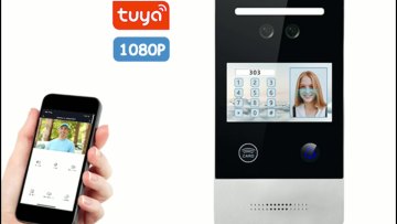 2022 Newest 1080P HD Camera Door Phone Version Smart Video Door Lock Doorbell1