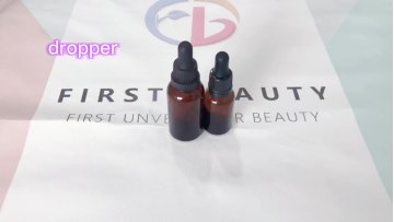 Matte Black Essential Oil Bottle 30ml Empty Glass Cosmetic Dropper Bottle1