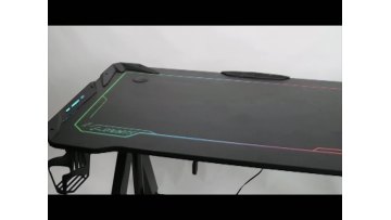 hot sell gaming computer desks Standing Desk Frame black table home office gaming desk with metal frame1