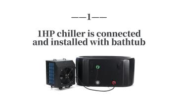 1P Water Chiller and ice bucket connection guide