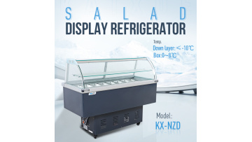 commercial salad display freezer