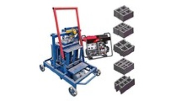 Cement Building Material Block Machinery: QMR2-45 Diesel Brick Making Machines For Sale1