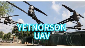 Test of heavy-load flight of large UAV