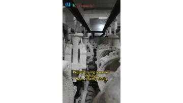 Proper drying removes moisture from ceramic shell