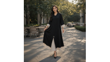 Elegant Pleated Women Abaya Long Dress for Ramadan Dubai Style Robe Lightweight Soft & Breathable Fabric Modest Islamic Clothing1