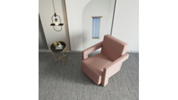 Single sofa creative leisure chair velvet fabric light luxury leisure lunch lounge chair1