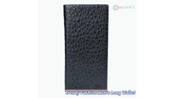 Trendy Fashion Men's Long Wallet