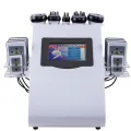 Multifunctional 6 in 1 Slimming Equipment Multipolar RF radio frequency 40K Cavitation Vacuum Lipolaser Body Shaping Machine